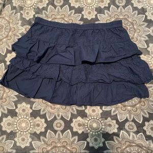 Old Navy Blue Ruffle Skirt